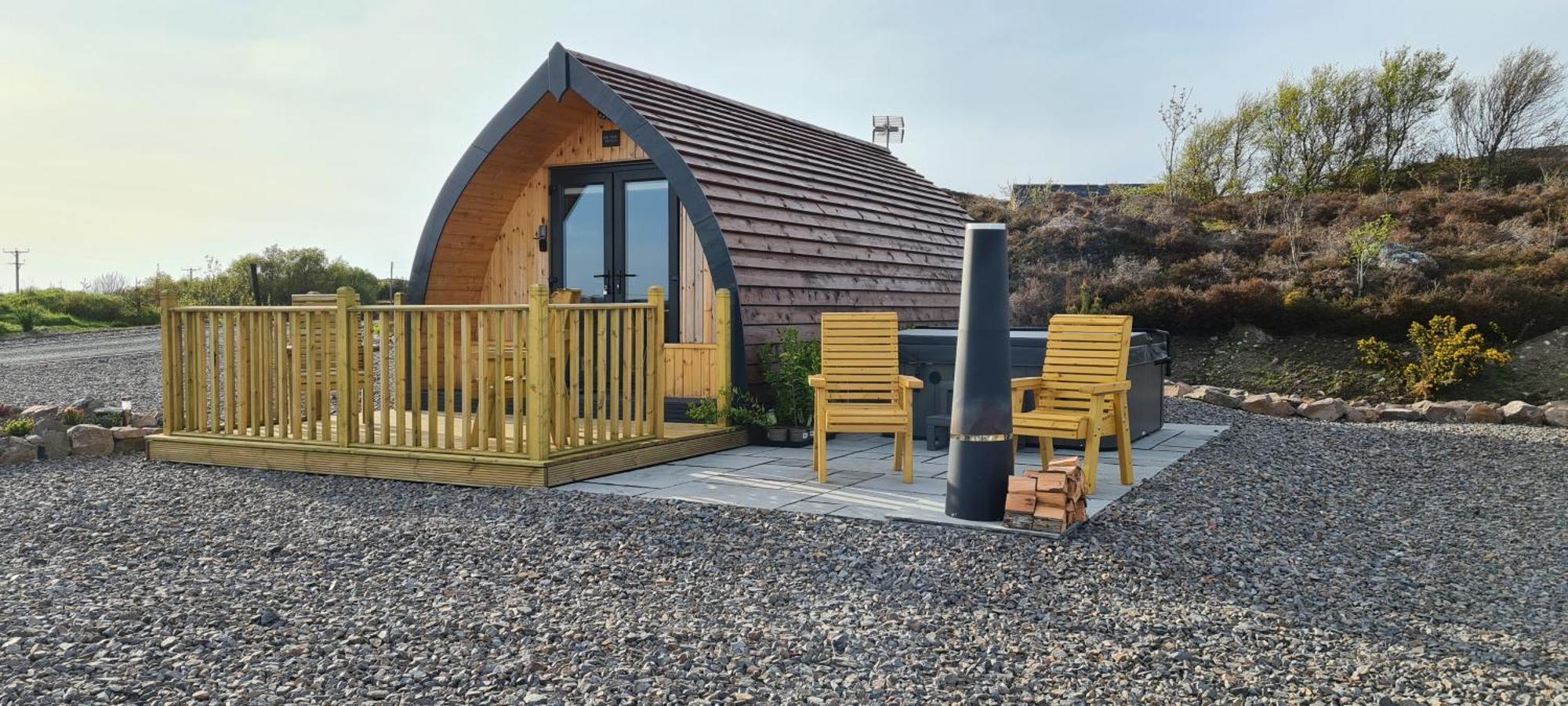 Loch Ewe Luxury Pods Lägenhet Mellon Charles Exteriör bild